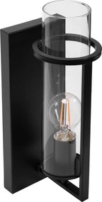 Toolight Toolight, nástenné svietidlo 1xE27 APP1234-1W, čierna, OSW-04098