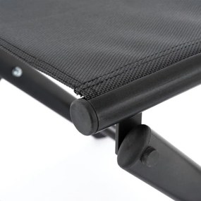 Garthen 70853 Sklopná hliníková stolička, čierna