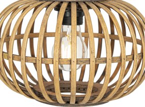 Orientálne závesné svietidlo bambus 3-svetlo okrúhle - Amira