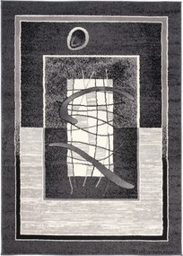 TA Koberec 5118B DARK GRAY CHEAP PP CRM Sivý Obdĺžnikový Rozmer: 100x150 cm