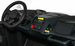 Ramiz Buggy ATV Racing pre 2 deti Biela + pohon 4x4 + diaľkové ovládanie + pomalý štart + MP3 LED