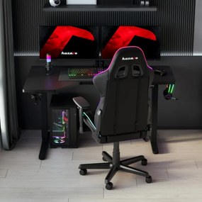 Elektrický výškovo nastaviteľný stôl Hero 9.1 čierny