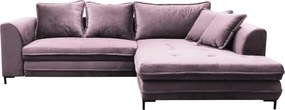 XXXLutz ROHOVÁ SEDAČKA, textil, bobuľová Livetastic - Sedačky - 001574004311