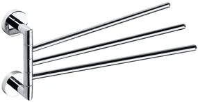 Sapho Sapho, X-ROUND trojitý držiak na uteráky otočný 450mm, chróm, XR407