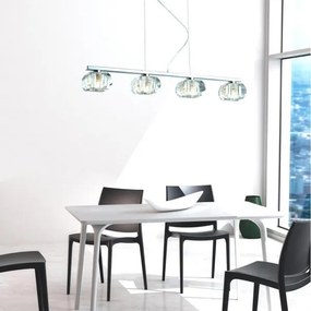 Azzardo AZ0493 - Luster na lanku RUBIC 4xG9/40W/230V