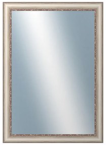 DANTIK - Zrkadlo v rámu, rozmer s rámom 50x70 cm z lišty PROVENCE biela (2652)