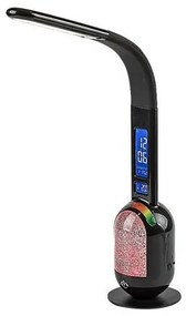 Rabalux 74230 stolná LED lampa s glitrami Figen, čierna, 5W, 290lm, 5000K, stmievateľná