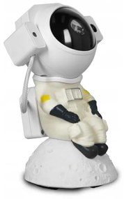 LED RGB projektor 3 v 1 LED/5W/5V 3000/4000/6000K astronaut + diaľkové ovládanie