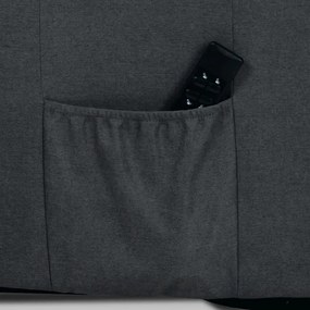 Polohovacie kreslo sivé, elektrické TV-1171 GREY2