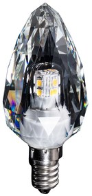 Dekoračná LED žiarovka E14 neutrálna 4000k 4w 500 lm crystal sviečka