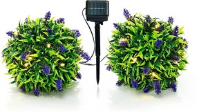 Solárne dekorácie Levanduľa, 2 kusy