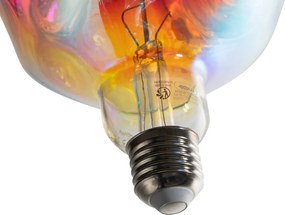 E27 Stmievateľná LED žiarovka so špirálovým vláknom G125 Rainbow 4W 200 lm 1800K