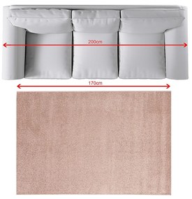 Koberec Casino soft rose 120x170cm