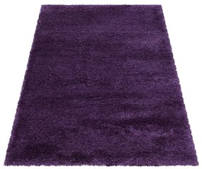 Tmavofialový koberec 160x230 cm Fluffy – Ayyildiz Carpets