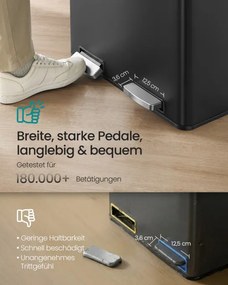 Odpadkový kôš na triedený odpad LTB160BZ02