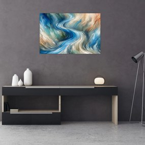 Obraz - Abstraktný prúd (90x60 cm)