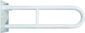 Bemeta Design HELP: Madlo, 900 mm, v tvare U, sklopné, bez krytky, biela - 301102904
