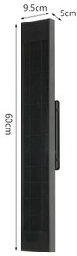 Brilagi - LED solárne nástenné svietidlo SUN LED/4W/230V 60 cm 4000 mAh IP44