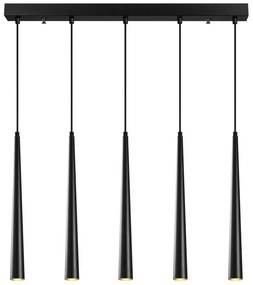 LED Luster na lanku UGUR 5xLED/3W/230V