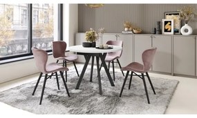 Jedálenský stôl ARTUR biely/čierny