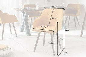 Stolička Scandinavia Meisterstück horčicová žltá