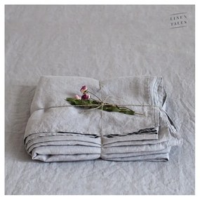 Svetlosivá ľanová plachta 180x260 cm Light Grey – Linen Tales