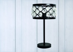 PLX Moderná stolná lampa LINCOLN, 1xE27, 60W, čierna