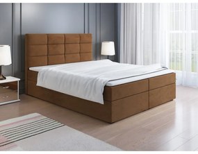 Čalúnená posteľ LILLIANA 1 - 160x200, hnedá