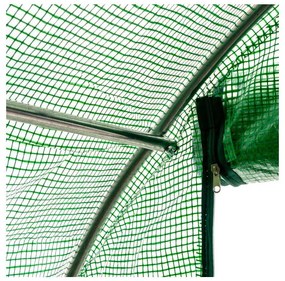 SUPPLIES Fóliovník, oceľový rám 250x400x200 cm - zelená farba