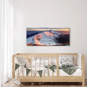 Obraz - Zimná horská panoráma II. (120x50 cm)