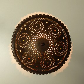 Orientálna závesná lampa Nihal 57cm