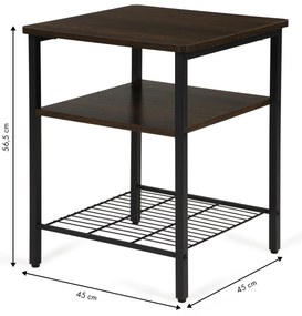 Wellhox Moderný konferenčný stolík s 2 policami