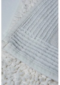 SADA 2x Kúpeľňová predložka STONE 60/100 cm biela