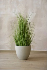 Kónický kvetináč VIRINGO, sklolaminát, výška 29 cm, béžový