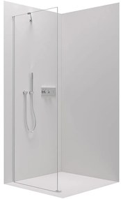 CERANO Cerano, pevná sprchová zástena pre dvere Marino a Volpe 90x190 cm, 6mm číre sklo, chrómový profil, CER-CER-420258