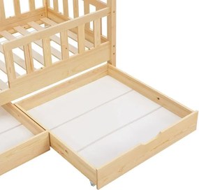 Detská posteľ 80 × 160 cm s úložným priestorom