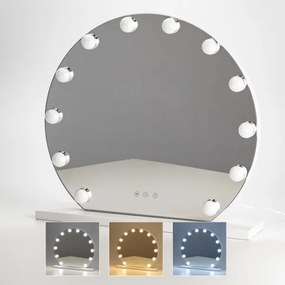 Brilagi - LED stmievateľné make-up zrkadlo HOLLYWOOD LED/12W/230V 3000-6500K