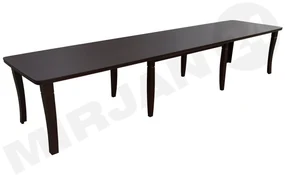 Jedálenský stôl a stoličky - RK030, Morenie: wenge, Dostupné poťahy: Granada 2725