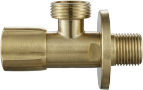 Rea Rea, rohový ventil 1/2"×3/4", zlatá matná, REA-12011