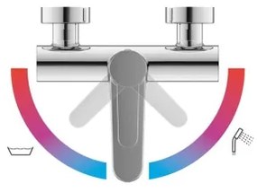 Ravak X070115 - Vaňová batéria PURI lesklý chróm