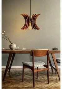 Luster na lanku 1xE27/60W/230V hnedá pr. 20 cm