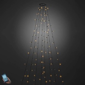 Aplikáciou ovládaný vianočný LED stromček von 560p