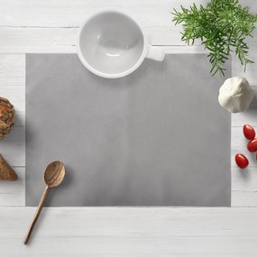 Biante Zamatové prestieranie na stôl Velvet Prémium SVP-039 Sivé 30x40 cm