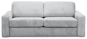 Svetlosivá menčestrová rozkladacia pohovka 195 cm Nona – Makamii