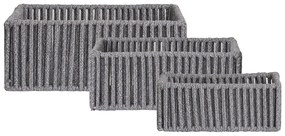 Látkové košíky v súprave 3 ks 36x26x14 cm Arese – House Nordic