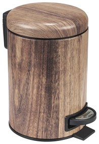 Pedálový oceľový odpadkový kôš 3 l Acacia - Wenko