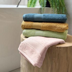 Goldea bambusový uterák/osuška soft lux - púdrovo ružový 30 x 50 cm