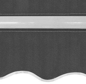 Skladacia markíza ručne zaťahovacia 350 cm antracitová