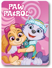 DETSKÁ FLEECOVÁ DEKA PAW PATROL 100X140 CM VZOROVANÁ