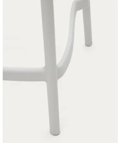 MORELLA záhradná pultová stolička Biela